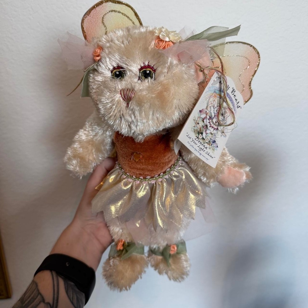 Vintage Whimsi Fairy Bear Plushie NWT